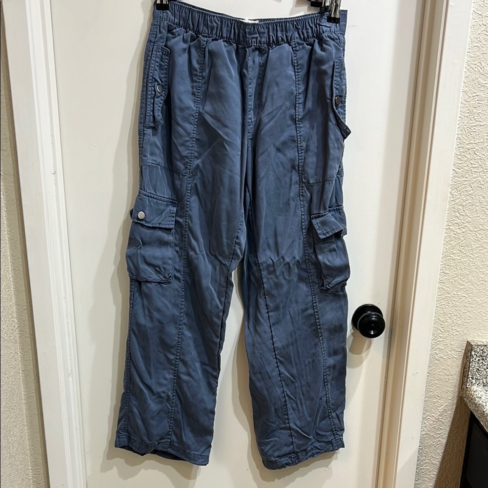 Women’s Blue Cargo Pants